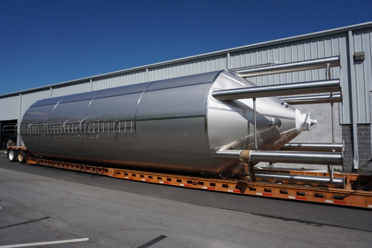 silo on truck bed